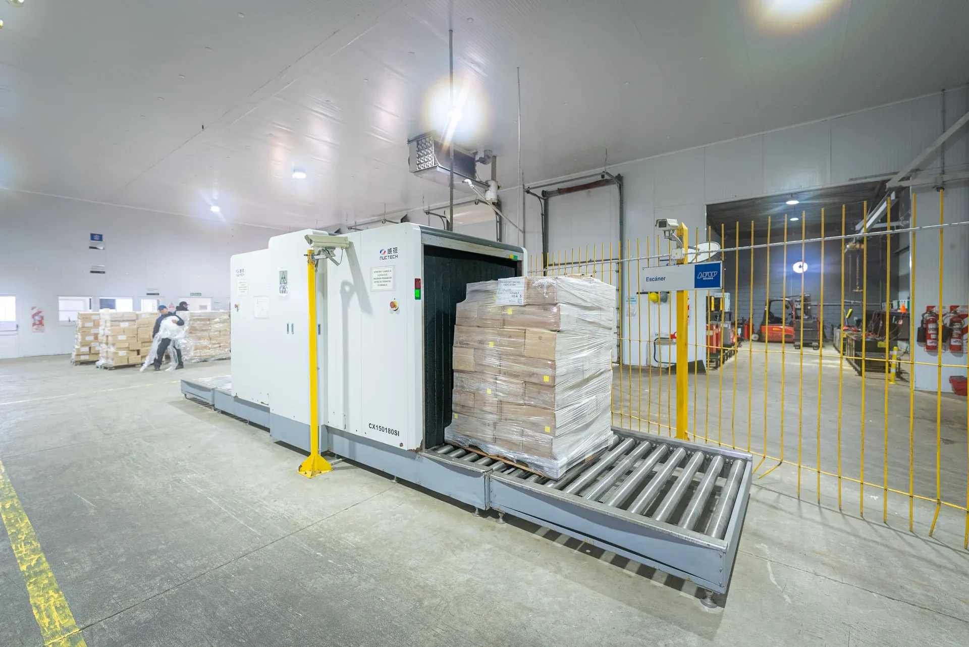 Operación de pallets dentro de depósito fiscal